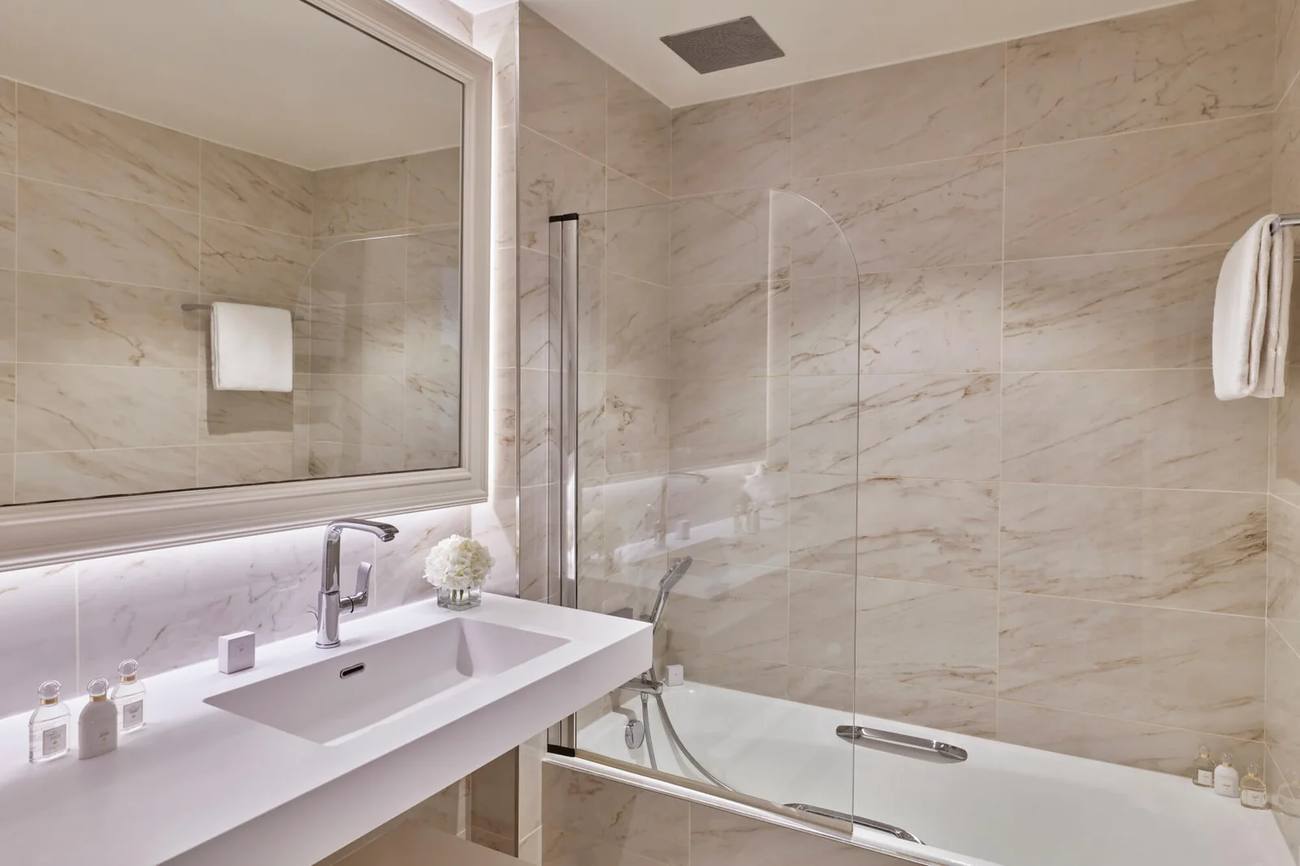 Salle de bain de la Chambre Prestige Mer Terrasse